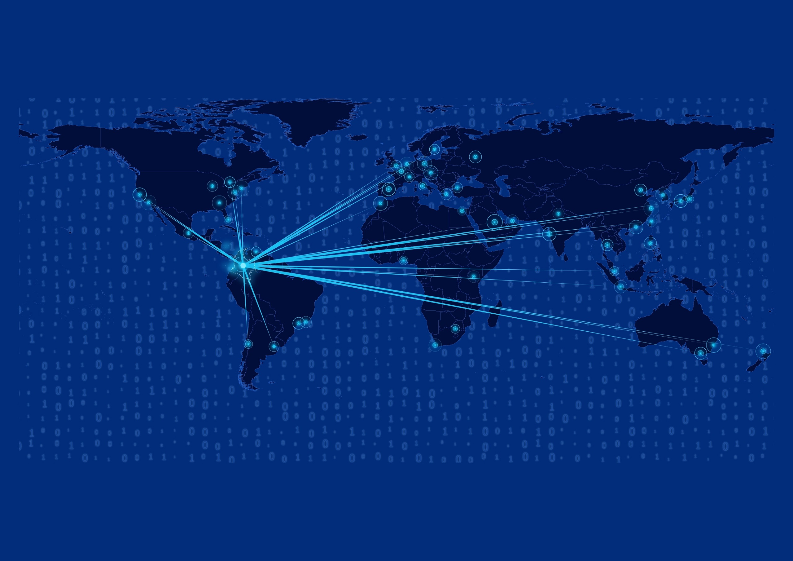 Concept,Vector,Map,For,Colombia,,Colombia,Map,With,Connections,To