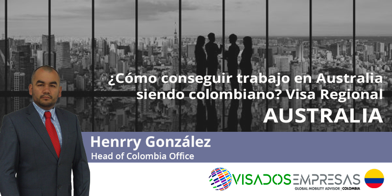 visa regional Visados Empresas Colombia